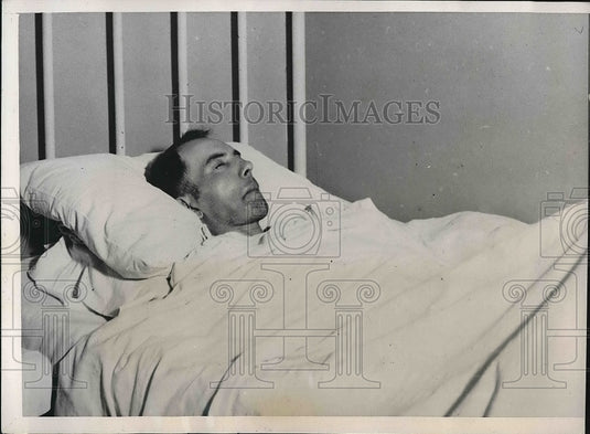 1936 Press Photo Encephalitis Lathargica Victim Joseph Lenhan, Jr. - nea81939 - Historic Images