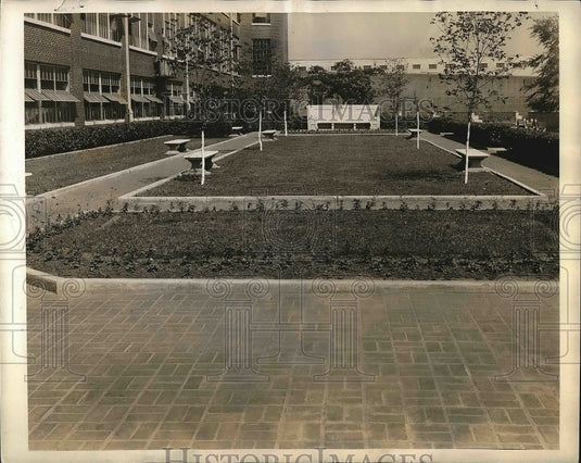1946 Press Photo Cotton mills & grounds at Fed Penitentiary in Atlanta, Ga - Historic Images