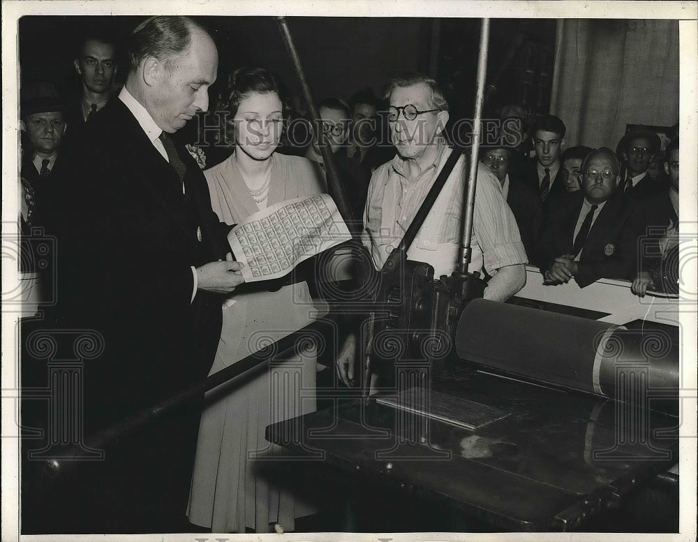 1938 Dr. Henry Butler Allen, Florence Penland, Samuel Reeder - Historic Images