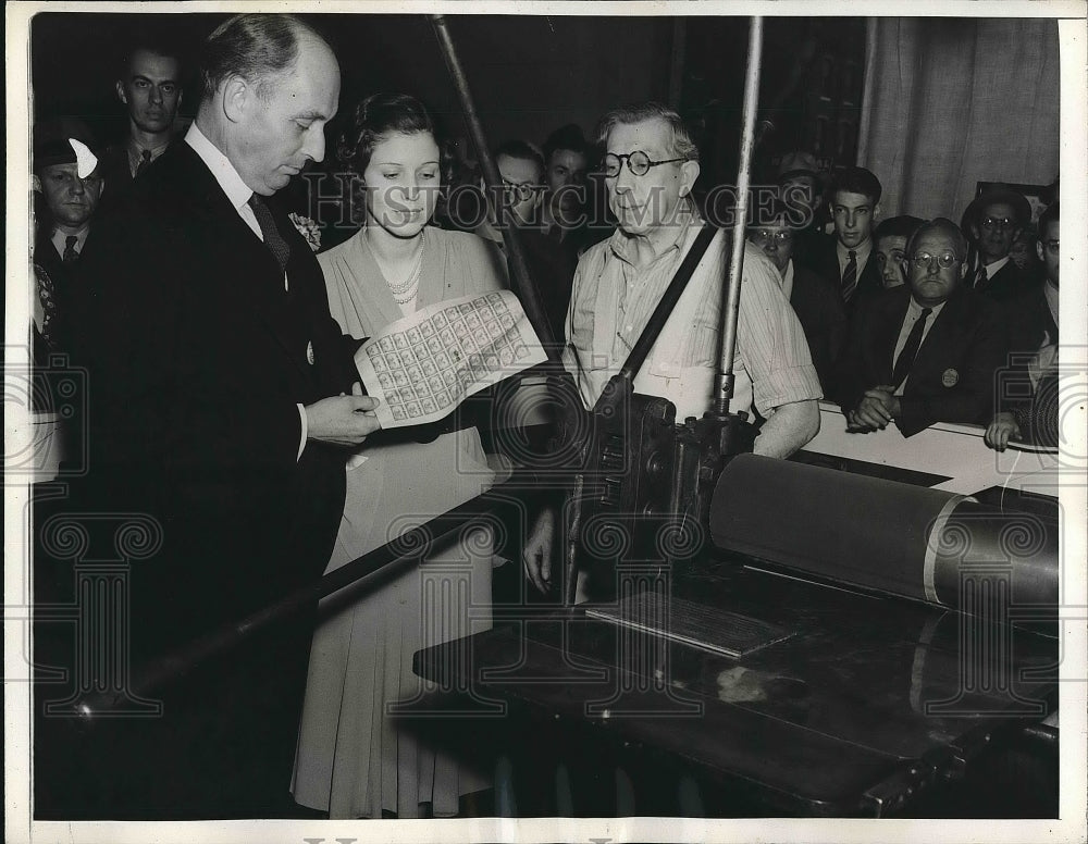 1938 Press Photo Dr. Henry Butler, Florence Penland, Samuel Reeder - Historic Images