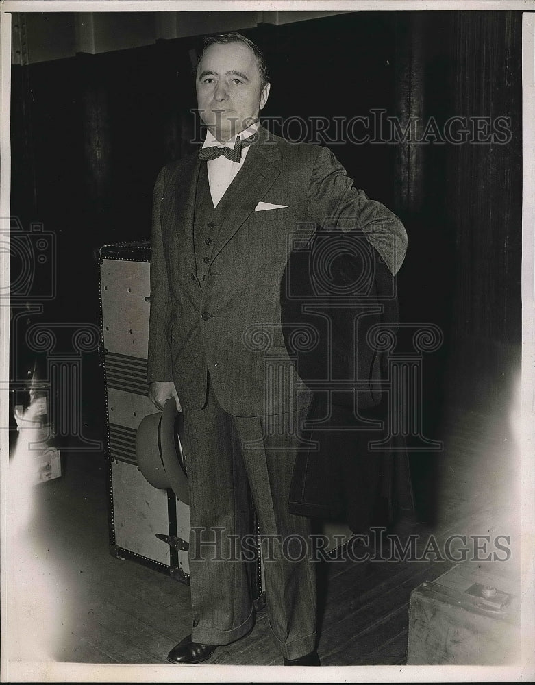 1938 Matthew Woll, VP of the AFL union  - Historic Images