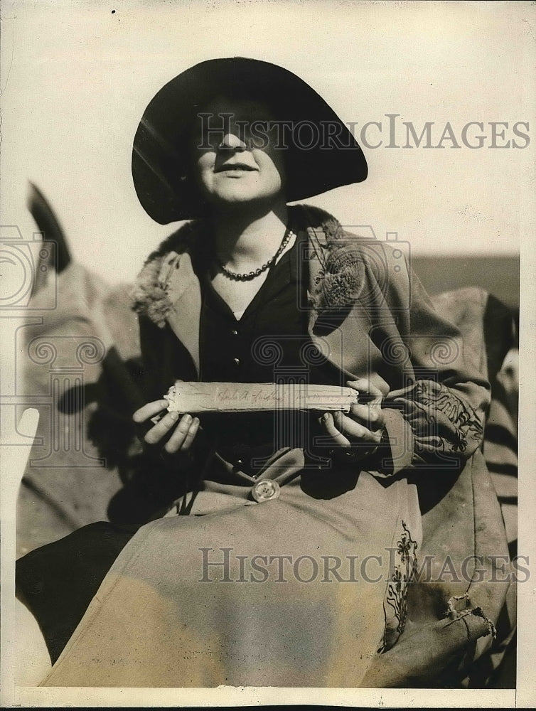 1927 Margaret Walker Washington D.C. St. Louis Naval Air Station - Historic Images