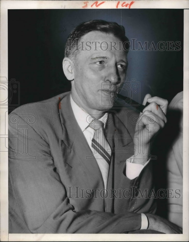 1953 Press Photo Dr. Allen V. Astin, Director of Standards, AD-X2 Additive - Historic Images