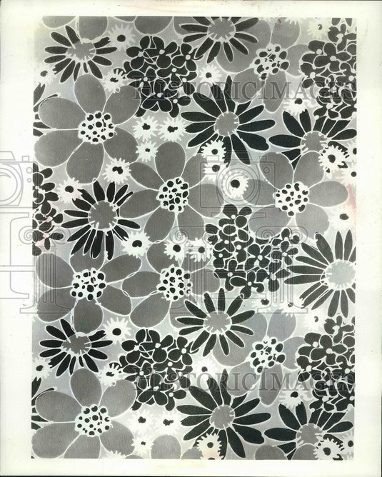Birge Company Buffalo New York Floral Pattern Wallpaper  - Historic Images