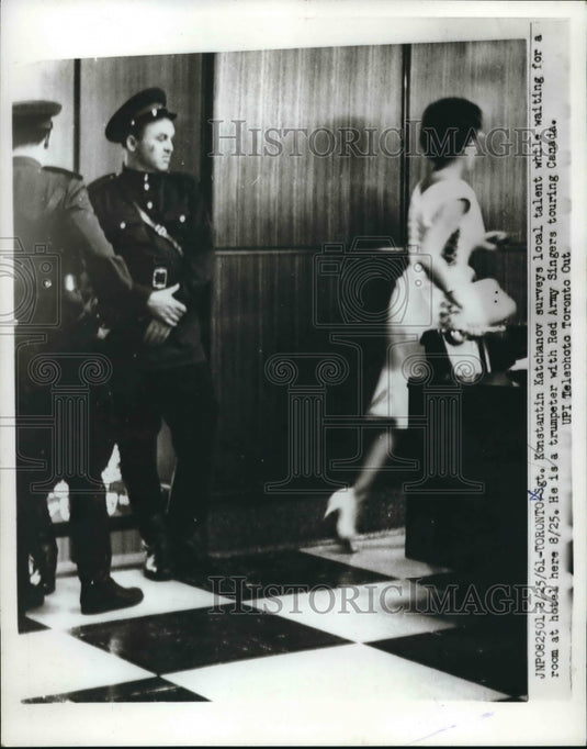 1961 Russian Trumpeter, Sgt. Konstantin Katchanov, Tours Canada - Historic Images