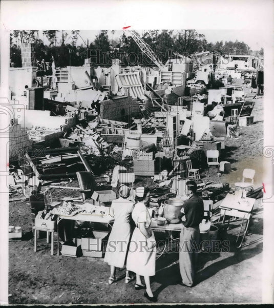 Tornado Damage Weather Destroyed Town  - Historic Images