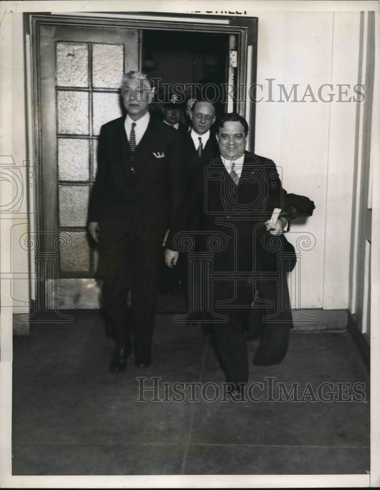 1934 Fiorello La Guardia New York Mayor Grand Jury Testimony - Historic Images
