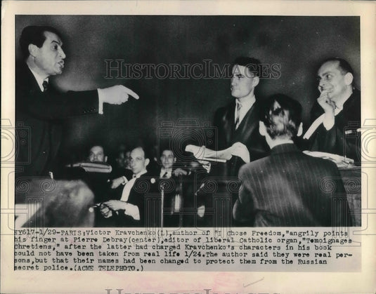 1948 Press Photo Victor Kravchenko Author of "I Chose Freedom" - Historic Images