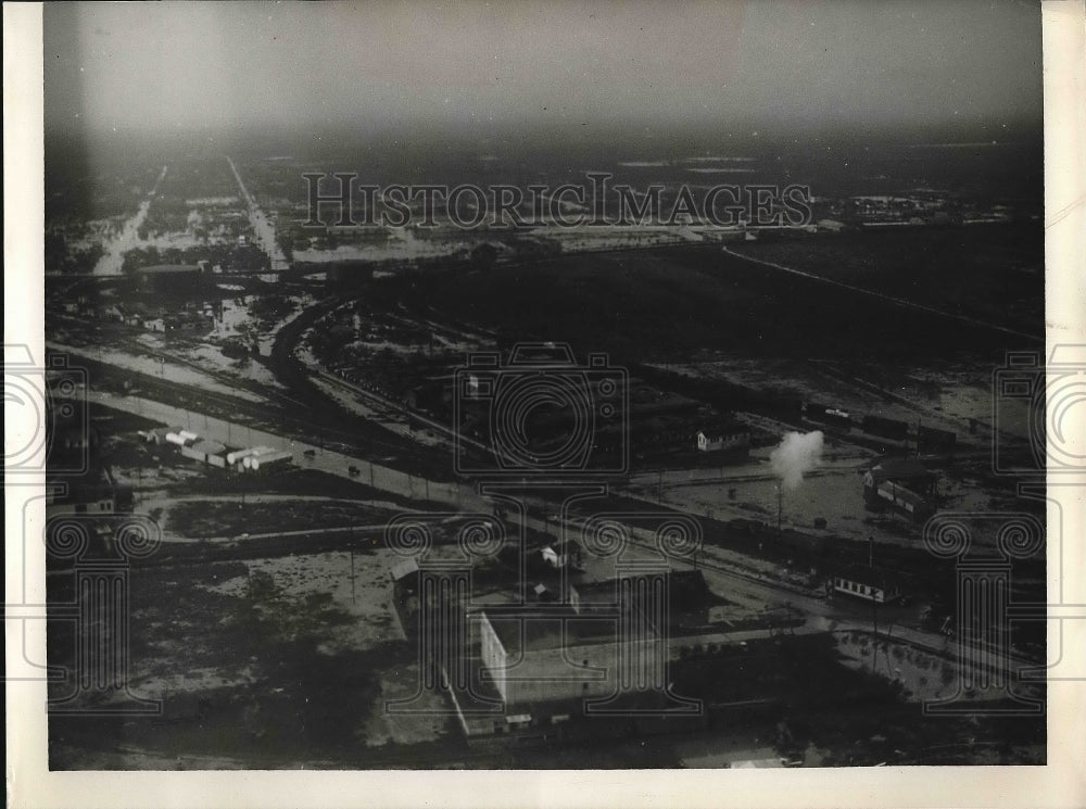 1933 Aerial View of Brownsville, Texas  - Historic Images