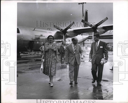 1958 Dr. Beatrice Aitchison, E. W. Fuller, Fred Batrus - Historic Images