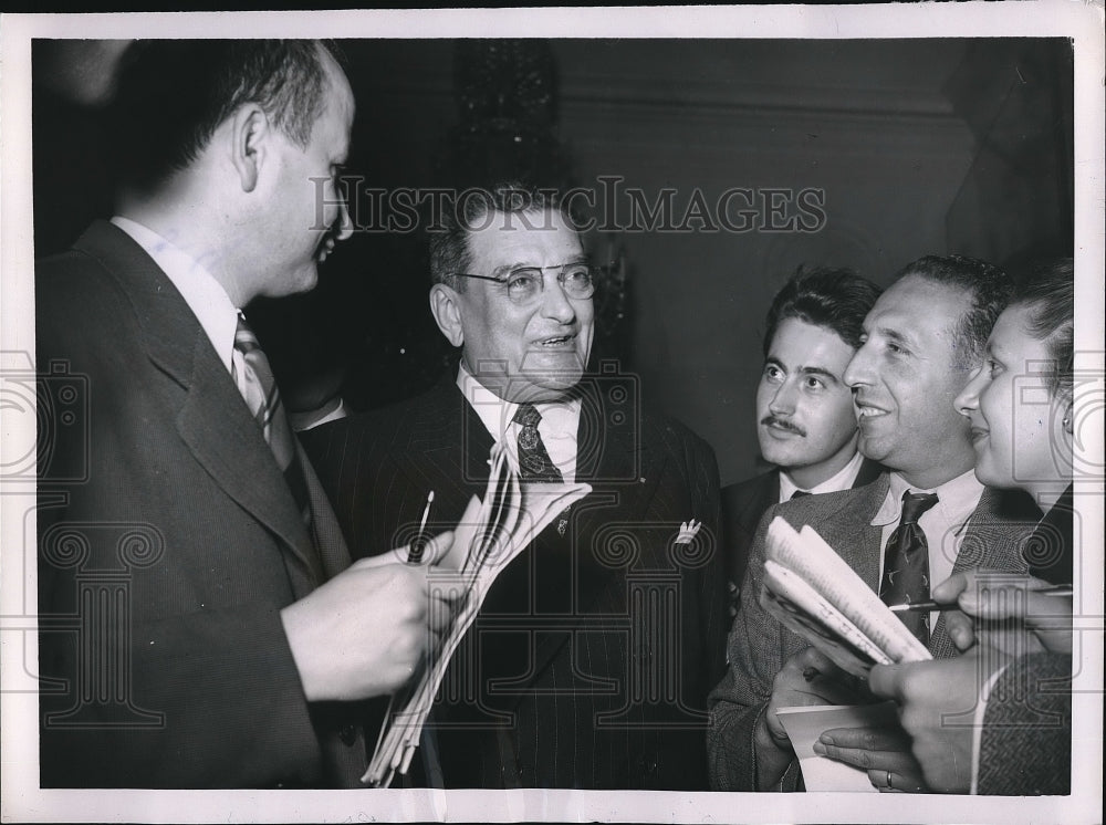 1953 Premier Joseph Laniel of France  - Historic Images