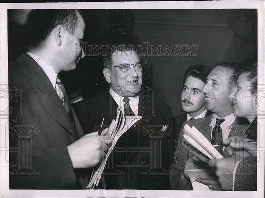 1953 Premier Joseph Laniel of France  - Historic Images