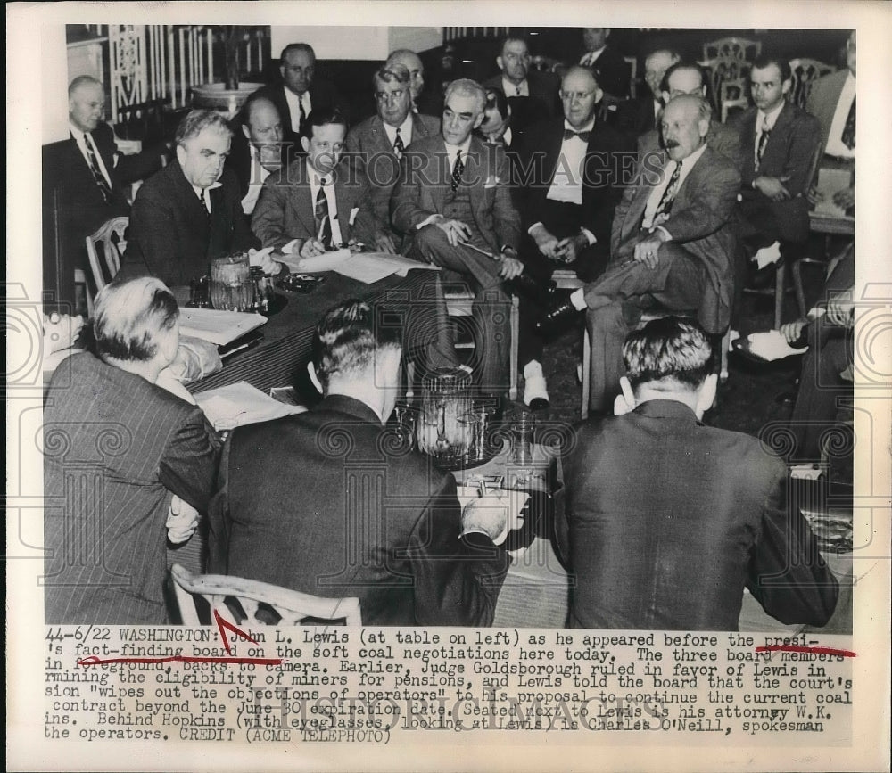 1948 John Lewis at presidential fact - Historic Images