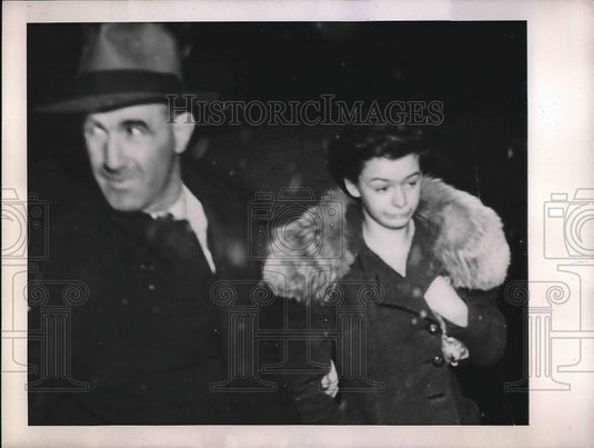 1945 Liane Labelle after being arrested for murder - Historic Images