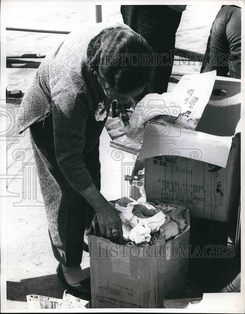 1969 Garbage collector Mary Soo  - Historic Images