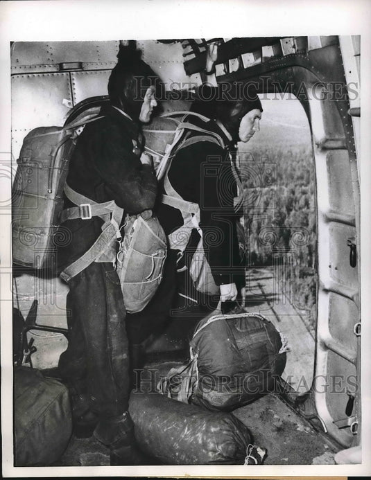 1956 Two members of the Soviet Union fire control  - Historic Images