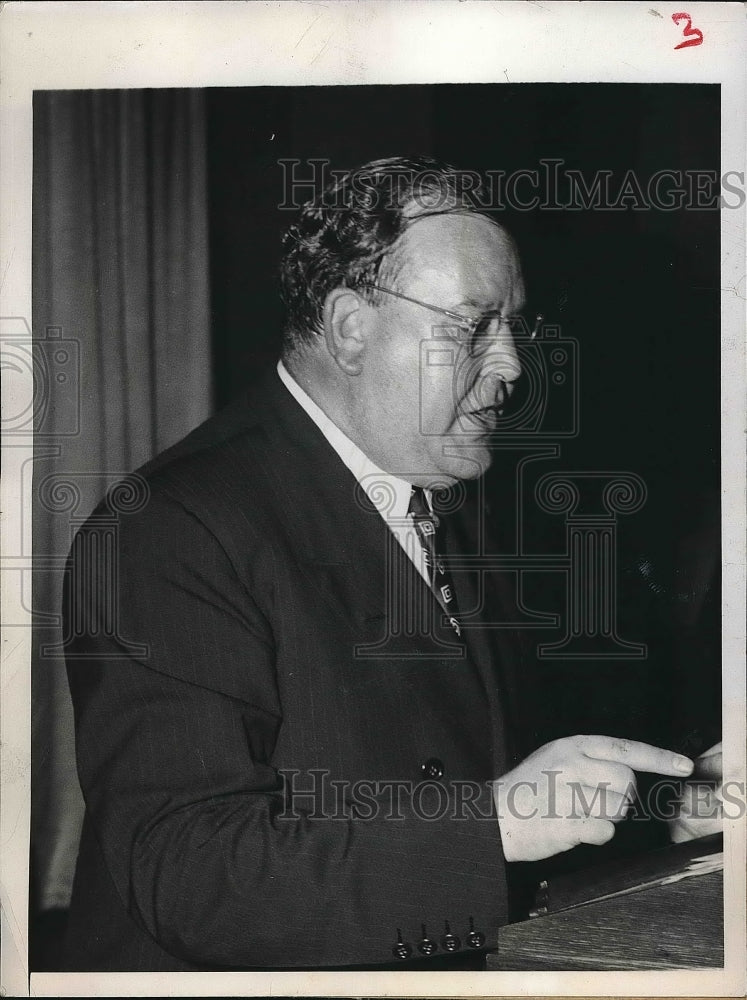 1947 Press Photo General Trygve Lie speaking to UN - nea83093 - Historic Images