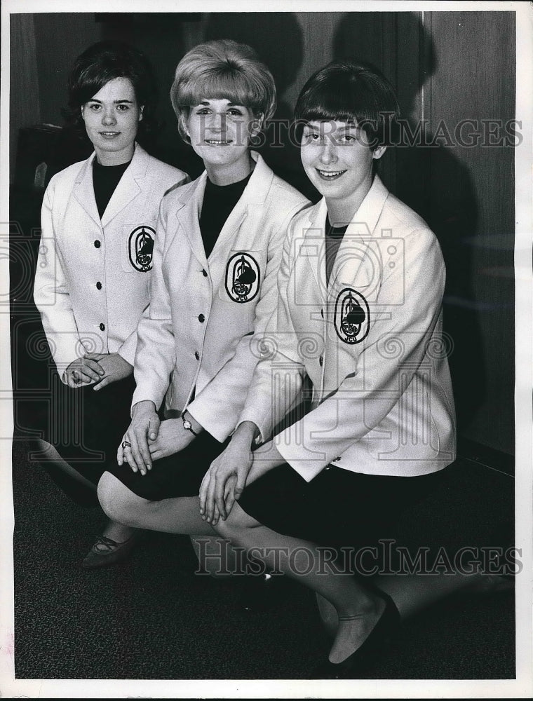 1967 Marcia Steagler, Cecelia Persin and Donna Wiecek  - Historic Images