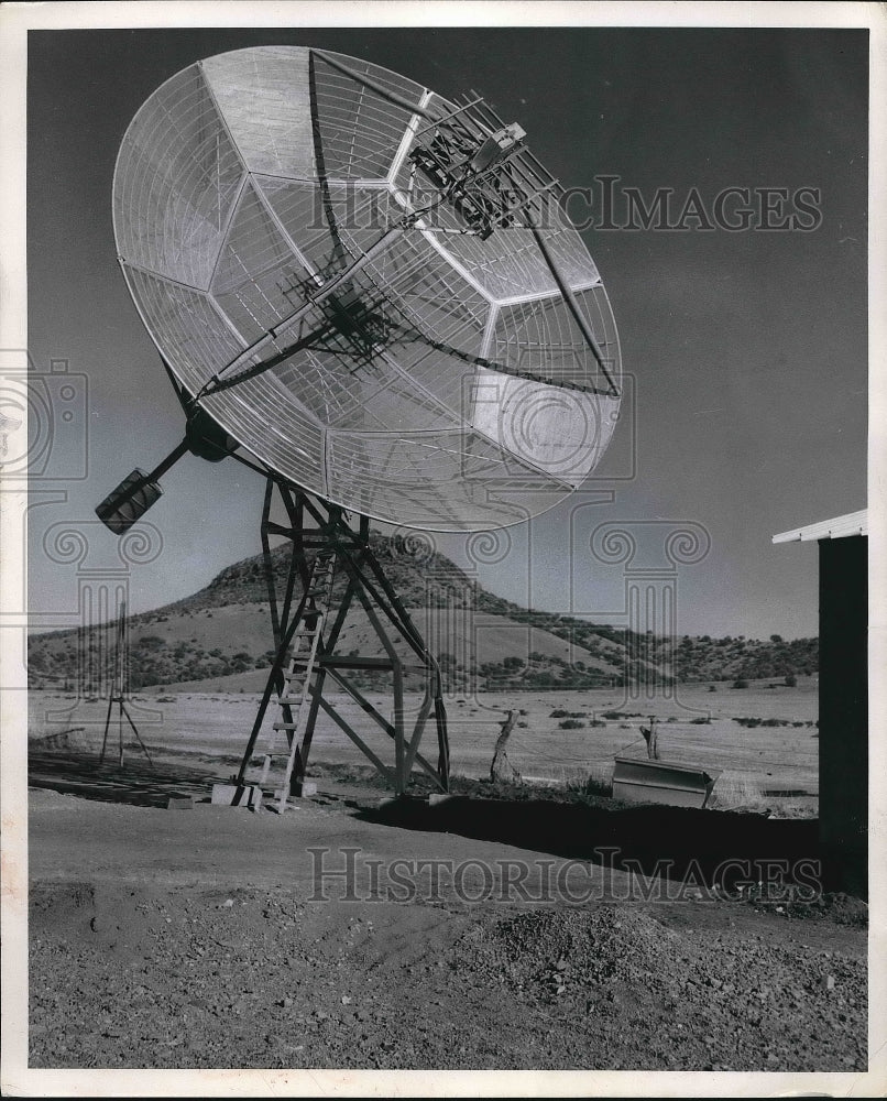 1957 Press Photo A radar antenna at McDonald Observatory - nea83241 - Historic Images