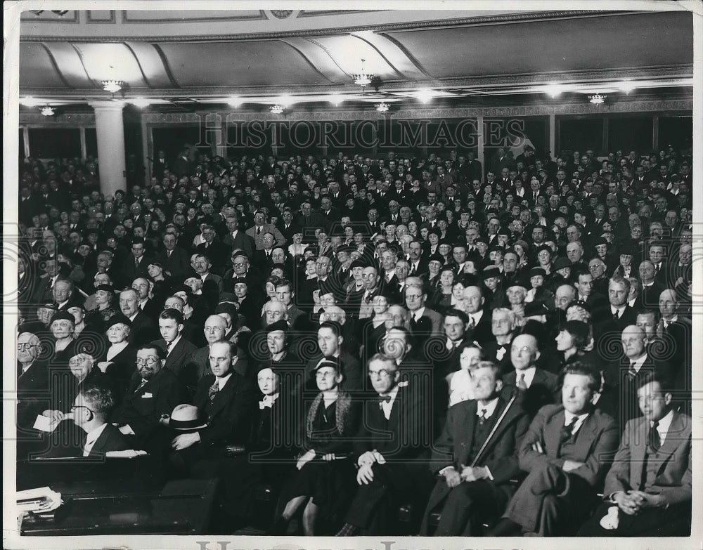 1934 Press Photo Crowd at youth movement rally - nea83295 - Historic Images