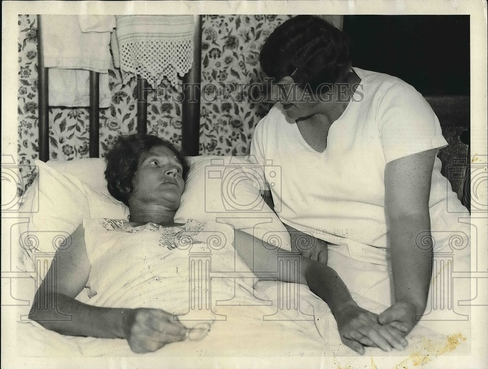 1931 Mrs. Andrew Nelson to Receive Rare Serum for Severe Illness - Historic Images