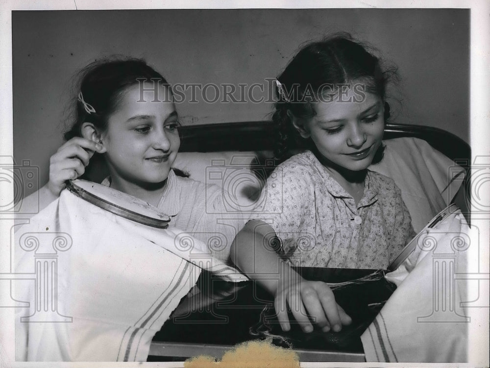 1947 Chicago La Rabida Sanatarium, rheumatic fever victims - Historic Images