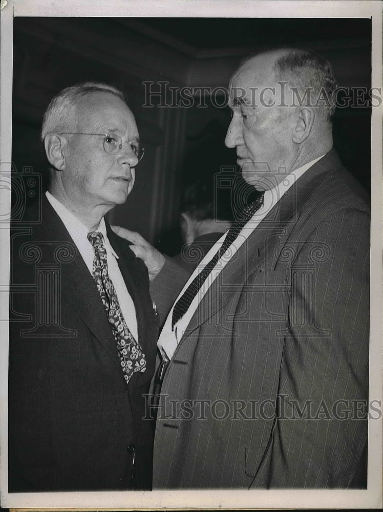 1944 Alfred M. Landon, Bill Hutcheson, Republican Convention Chicago - Historic Images