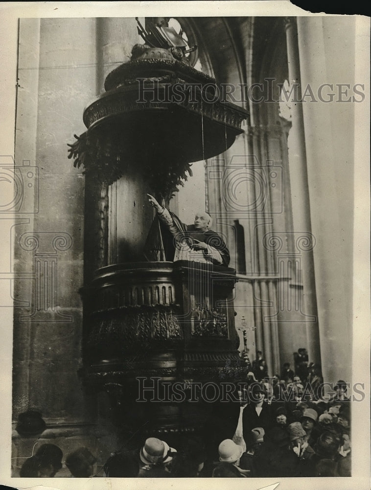 1929 Cardinal Lucon Archbishop Of Rhoims Celebrating First Mass - Historic Images
