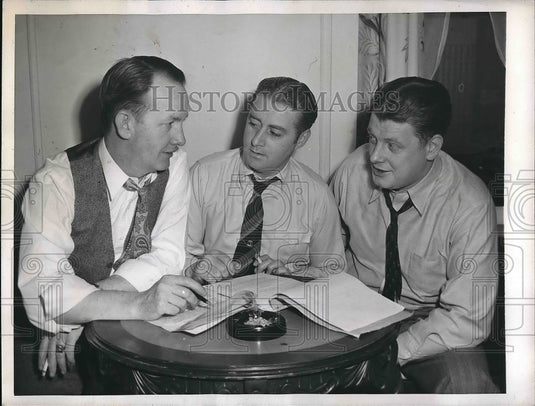 1945 Richard Leonard, Joseph Eccles, Nelson Samp, Ford Motor Company - Historic Images