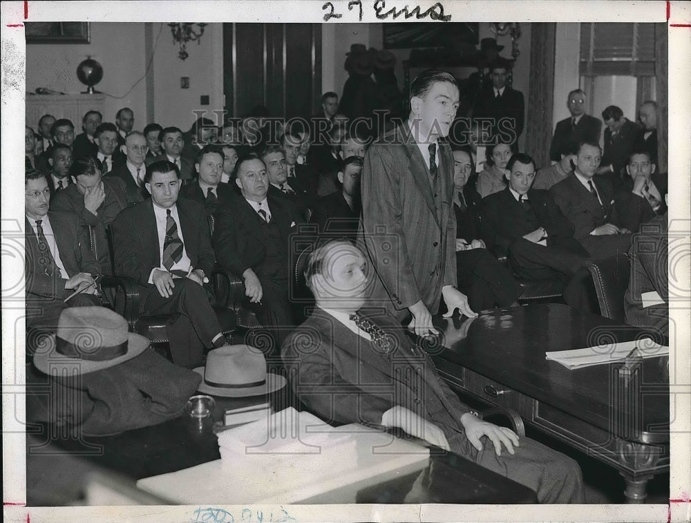1945 Robert K Lamb &amp; Victor Decavitch Lobby In Washington For - Historic Images