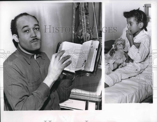 1954 Father refused medical care on religious quote for his daughter - Historic Images
