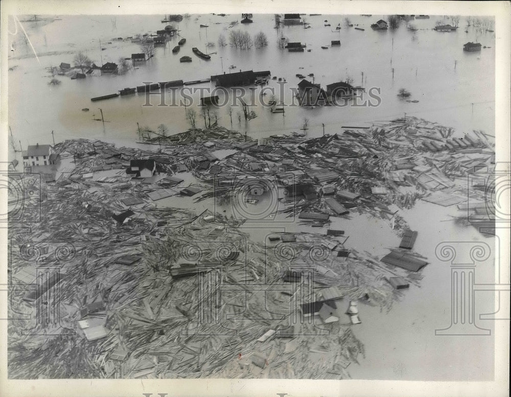 1936 A flood site in Old Town Maryland  - Historic Images