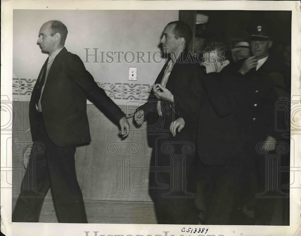 1939 Press Photo Earl never soon, Richard Sweete and Alfinse Suskewich - Historic Images