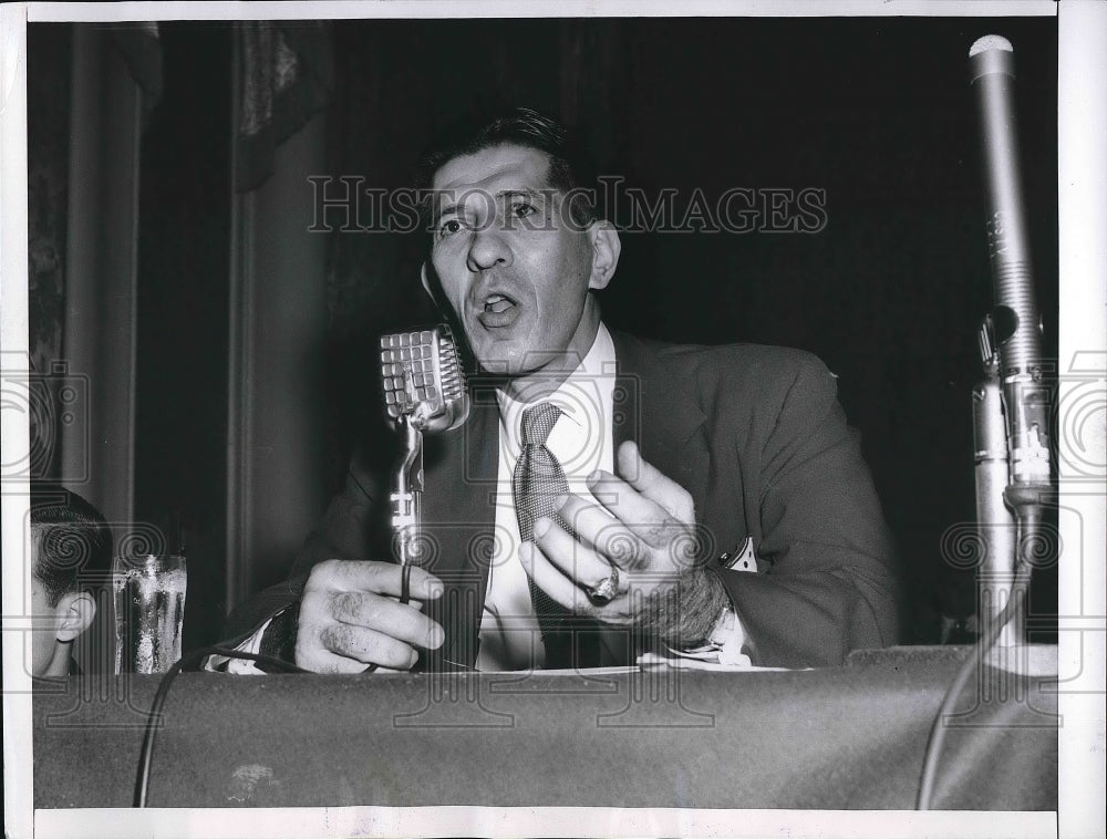 1956 Robert Nathan at Democratic National Committee  - Historic Images