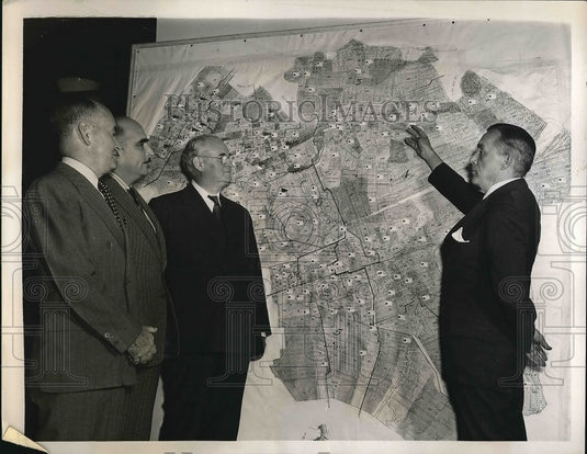 1940 Major William J. Walsh,Spencer C. Young & Martin Conboy - Historic Images