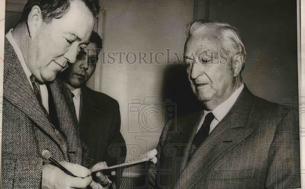 1952 Press Photo Sen. Pat McCarran during investigation - nea84010-Historic Images