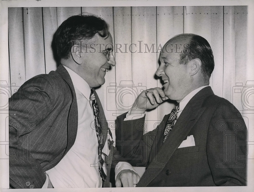 1944 John McCormick and James Barnes at convention  - Historic Images
