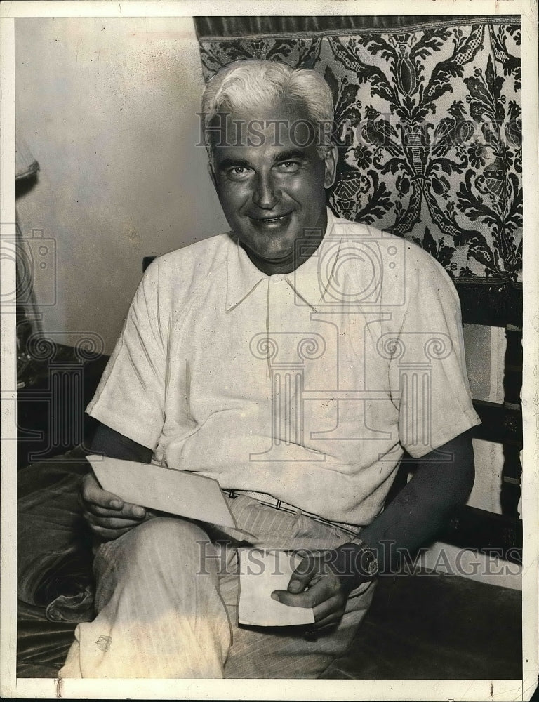 1936 Press Photo Gov. Paul McNutt in his office - nea84070 - Historic Images