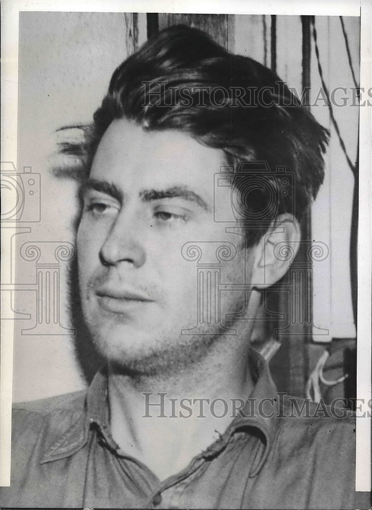 1942 Laverne Nicodemus after his arrest  - Historic Images