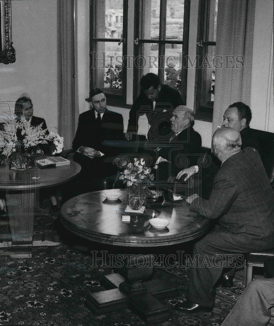1950 US High Commissioner John McCloy, Mrs. McCloy, Dr. Gron Hale - Historic Images