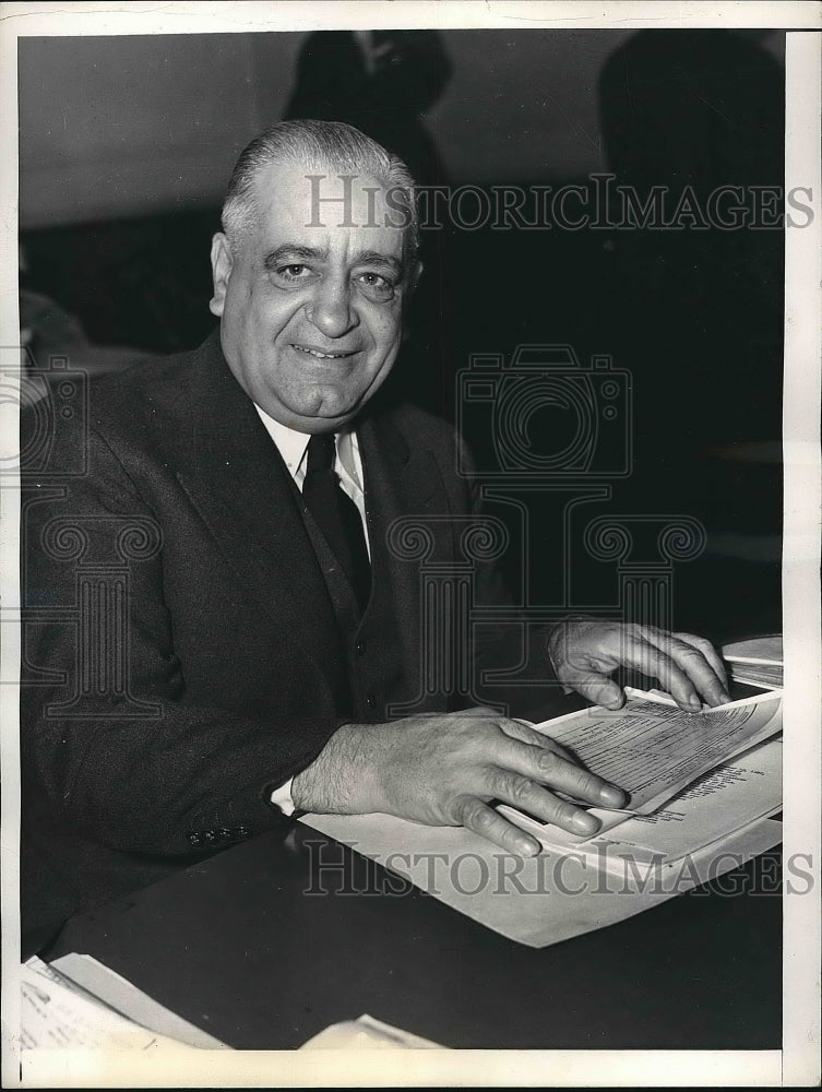 1937 Press Photo County Clerk Albert Marinelli of New York City - nea84175 - Historic Images