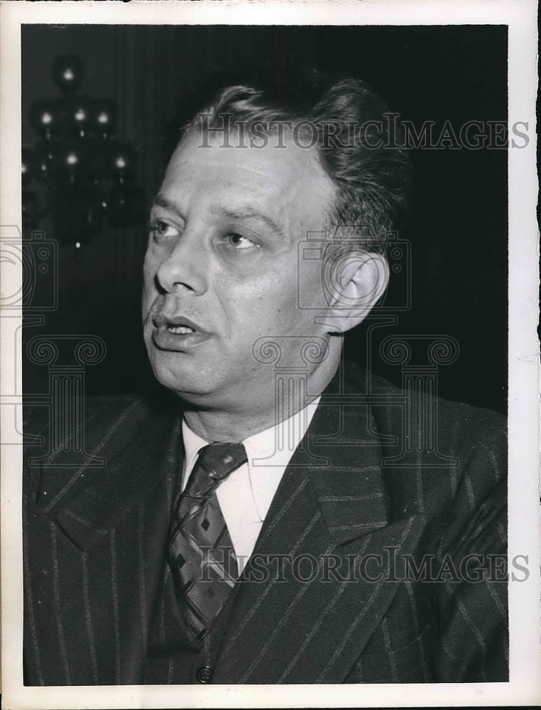 1949 Maurice Malkin testifying before the Senate  - Historic Images