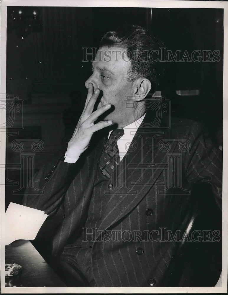 1939 Marius Malkin testifying before the Senate  - Historic Images