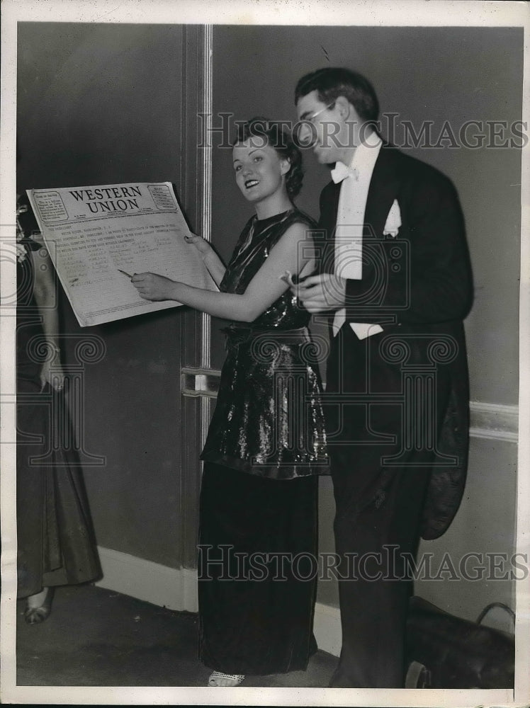 1937 Mrs. Marcelle Mandeville and Mr. Paul Barnhill  - Historic Images