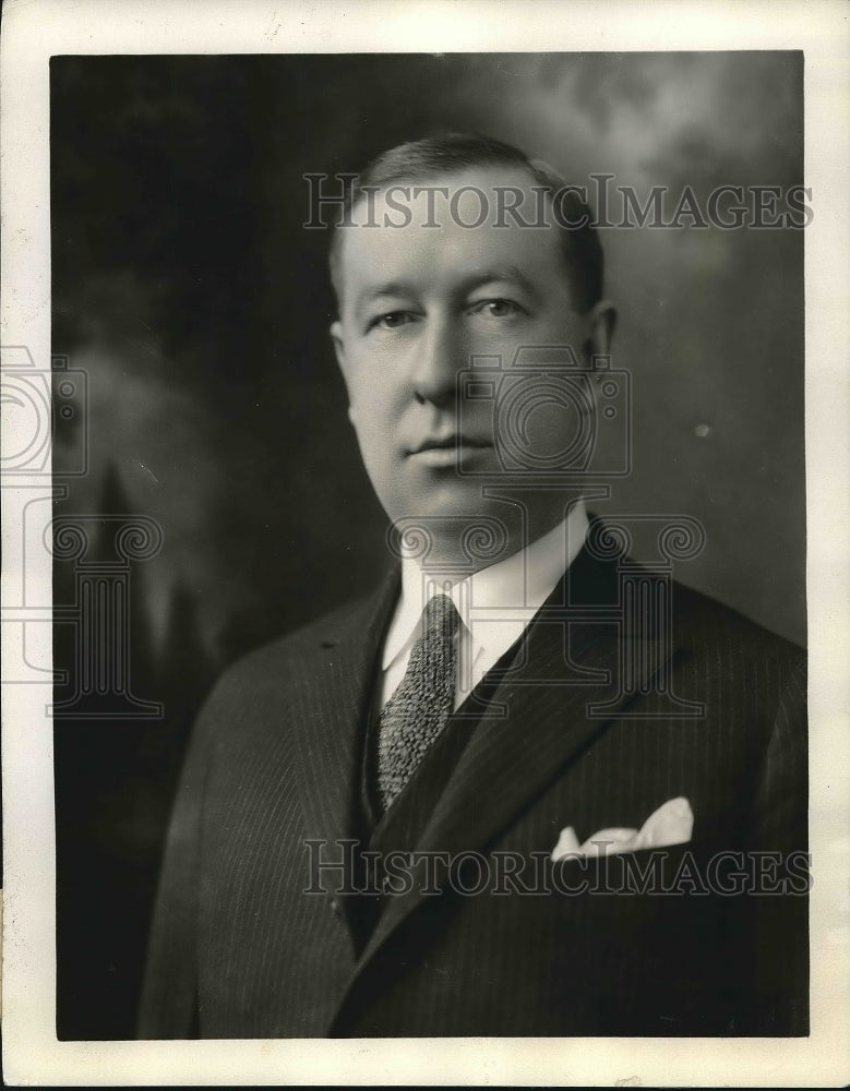 1920 Press Photo S.D. Briggs vice president of Chrysler export Corporation - Historic Images
