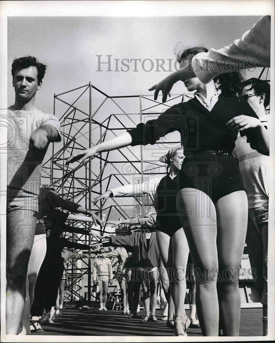 1952 Ballerinas Dance at rehearsal  - Historic Images