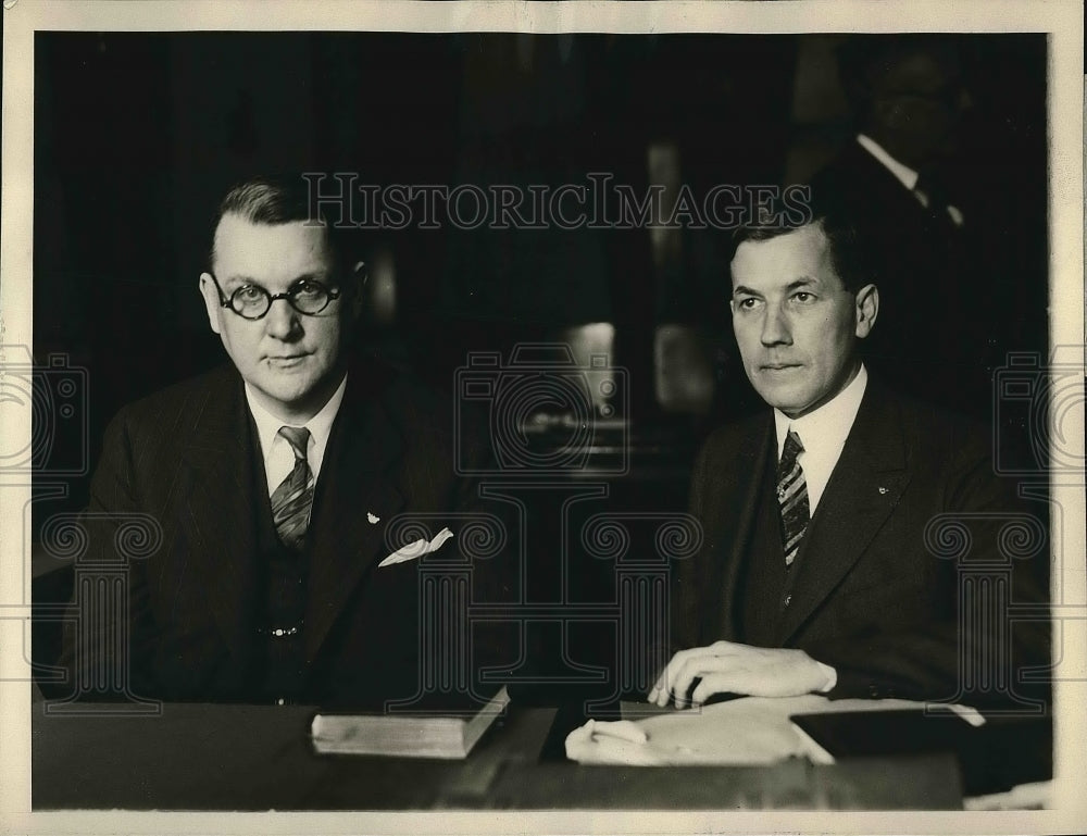 1927 Clarence Wilcox and Judge Arthur Lacy  - Historic Images
