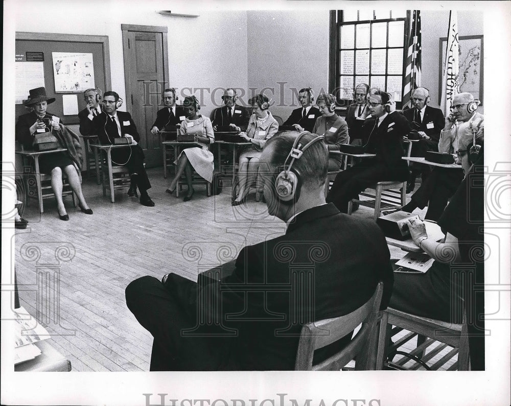 1967 Teachers at national education week  - Historic Images