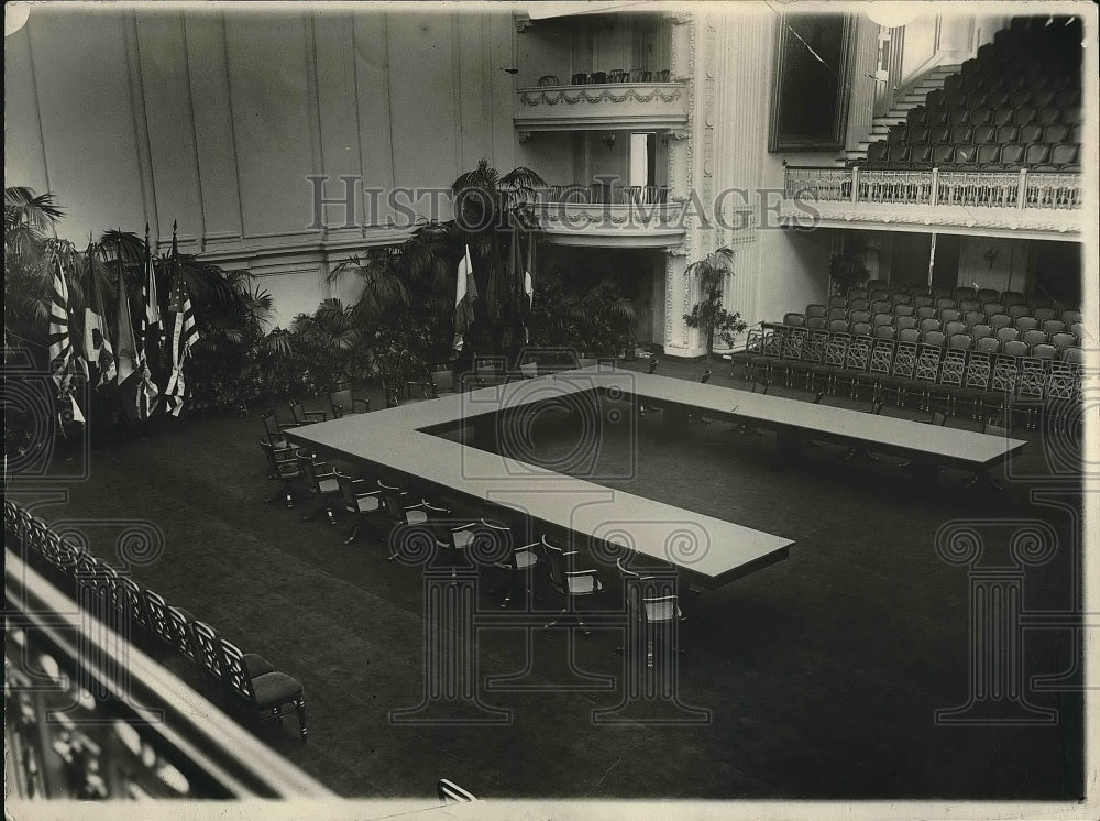 1921 Press Photo Continental Hall, Site of Conference on Limitation of Armaments - Historic Images