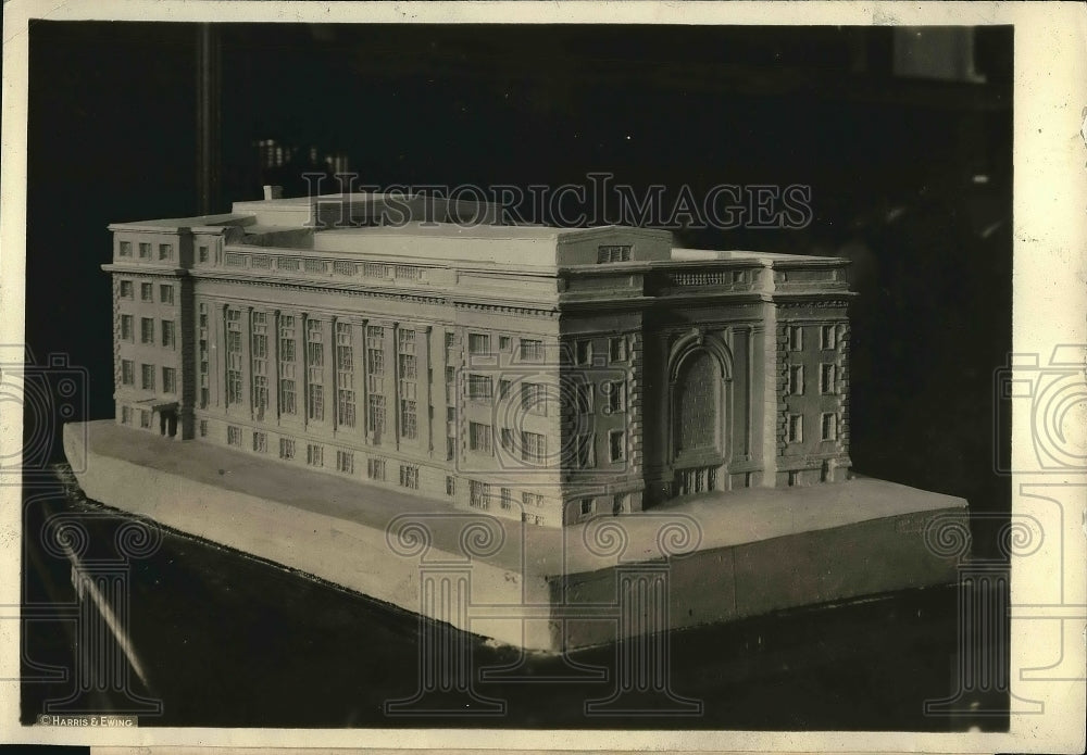 1923 Plaster Model of Convention Hall, Washington, D.C.  - Historic Images